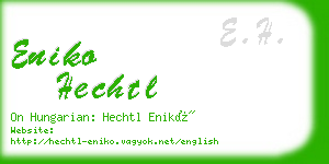 eniko hechtl business card